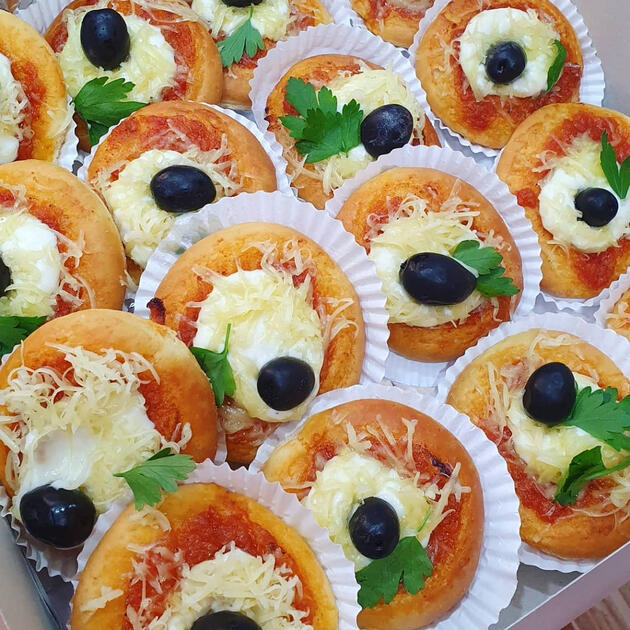 salés mini pizza